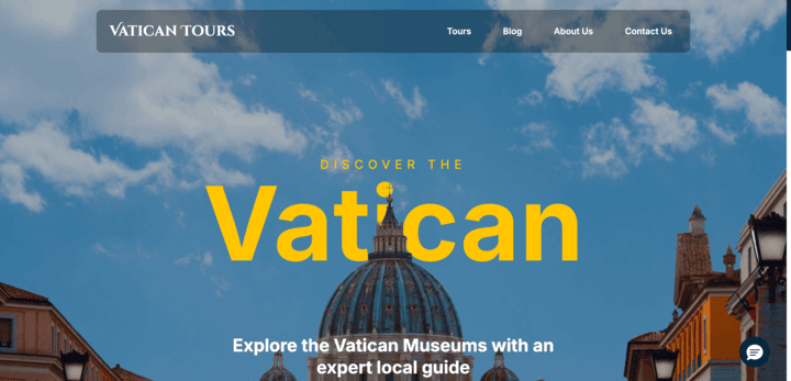 Vatican City Tour Website