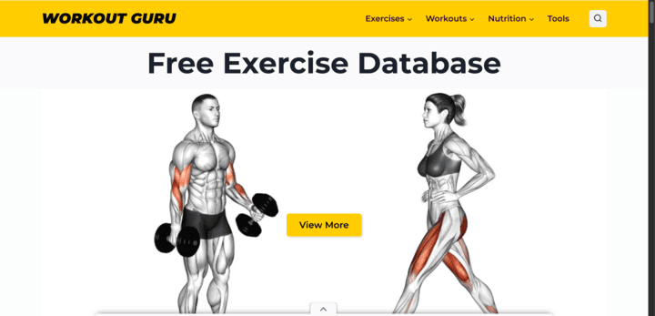Workout Guru Website